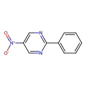 2-Phenyl-5-nitropyrimidine structure