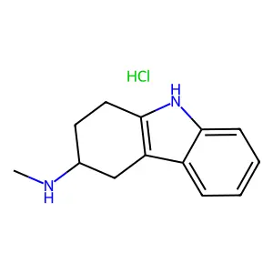 1H-Carbazol-3-amine, 2,3,4,9-tetrahydro-N-methyl-, monohydrochloride structure