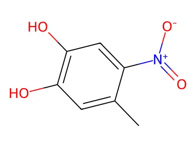 4-Methyl-5-nitrocatechol structure