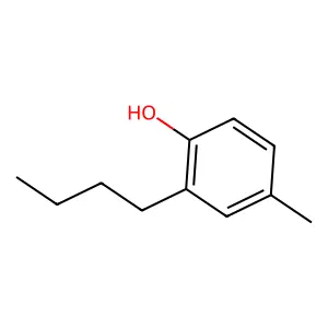 2-Butyl-4-methylphenol structure