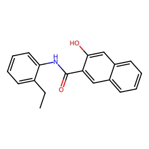 2-Naphthalenecarboxamide, N-(2-ethylphenyl)-3-hydroxy- structure