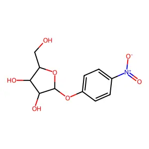 4-nitrophenyl-alpha-L-arabinofuranoside structure