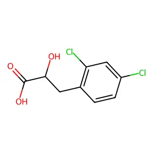 2,4-二氯-α-羟基苯丙酸 structure