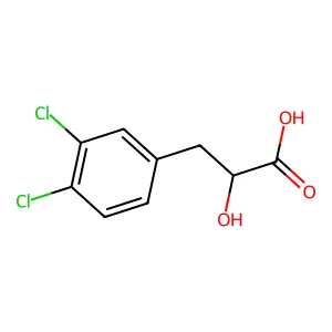 3,4-二氯-α-羟基苯丙酸 structure