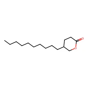 2H-Pyran-2-one, 5-decyltetrahydro- structure