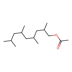 1-Nonanol, 2,4,6,8-tetramethyl-, 1-acetate structure