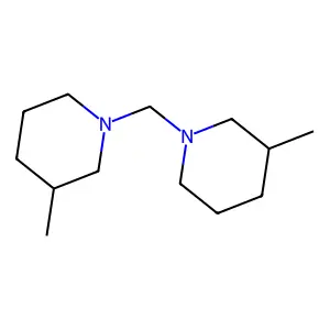 1,1'-Methylenebis[3-methylpiperidine] structure