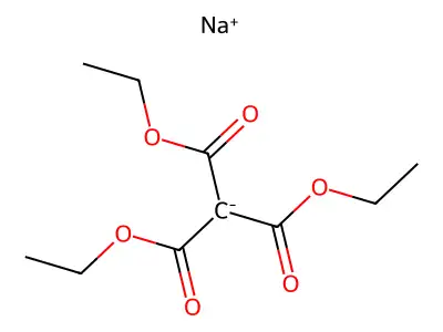 Triethyl Sodium Methanetricarboxylate structure