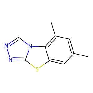 5,7-Dimethyl(1,2,4)triazolo(3,4-b)(1,3)benzothiazole structure