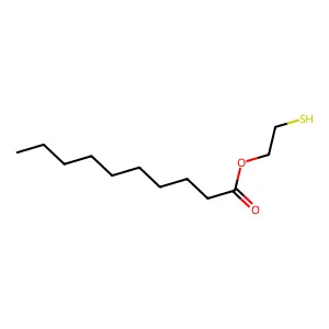 2-Mercaptoethyl decanoate structure