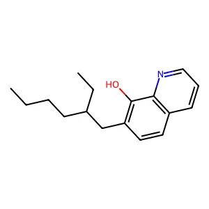 8-Quinolinol, 7-(2-ethylhexyl)- structure