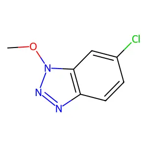 6-Chloro-1-methoxy-benzotriazole structure