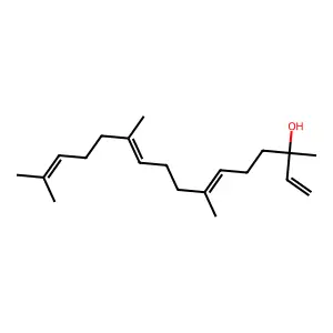 3,7,11,15-Tetramethyl-1,6,10,14-hexadecatetraen-3-ol structure