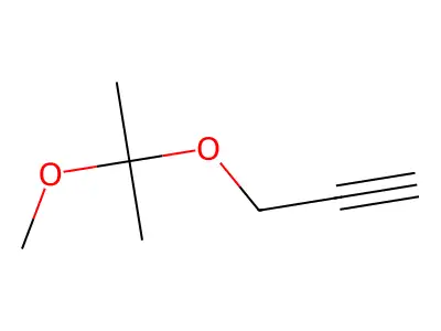 3-(1-Methoxy-1-methylethoxy)propyne structure