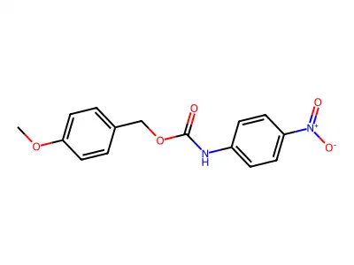 (4-Methoxyphenyl)methyl (4-nitrophenyl)carbamate structure