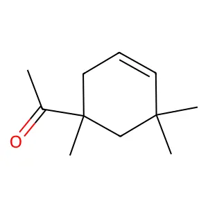 Ethanone, 1-(1,5,5-trimethyl-3-cyclohexen-1-yl)- structure