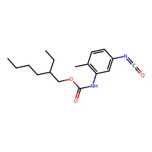 N-(3-Isocyanato-6-methylphenyl)-2-ethylhexyl carbamate structure