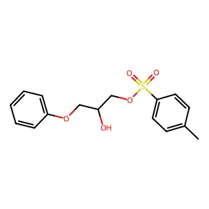 1,2-Propanediol, 3-phenoxy-, 1-(4-methylbenzenesulfonate) structure