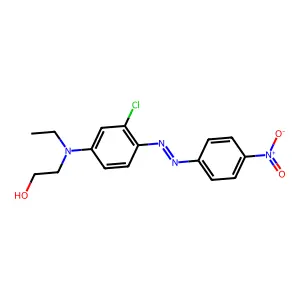 Ethanol, 2-[[3-chloro-4-[2-(4-nitrophenyl)diazenyl]phenyl]ethylamino]- structure