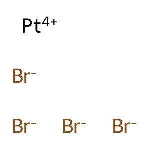 四溴化鉑 structure