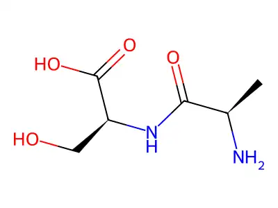 L-Serine, D-alanyl- structure
