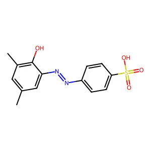 4-[2-(2-Hydroxy-3,5-dimethylphenyl)diazenyl]benzenesulfonic acid structure