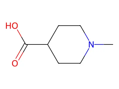 1-Methylpiperidine-4-carboxylic acid structure