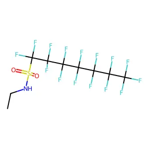 1-Heptanesulfonamide, N-ethyl-1,1,2,2,3,3,4,4,5,5,6,6,7,7,7-pentadecafluoro- structure