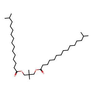 Isohexadecanoic acid, 1,1'-(2,2-dimethyl-1,3-propanediyl) ester structure