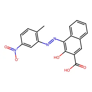 2-Naphthalenecarboxylic acid, 3-hydroxy-4-[(2-methyl-5-nitrophenyl)azo]- structure