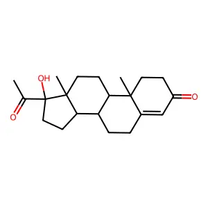 17α-羟孕酮 structure