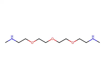 N-methyl-2-[2-[2-[2-(methylamino)ethoxy]ethoxy]ethoxy]ethanamine structure