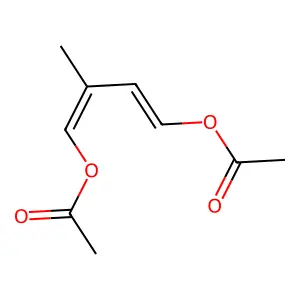 1,3-Butadiene-1,4-diol, 2-methyl-, 1,4-diacetate structure