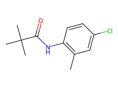 4'-Chloro-2,2,2'-trimethylpropionanilide structure