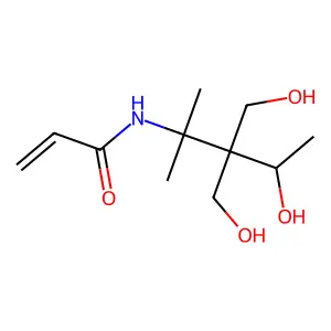 2-Propenamide, N-[3-hydroxy-2,2-bis(hydroxymethyl)-1,1-dimethylbutyl]- structure