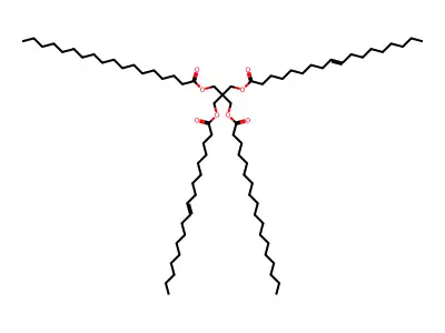 (9Z,9'Z)-2,2-Bis((stearoyloxy)methyl)propane-1,3-diyl bis(octadec-9-enoate) structure