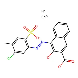 C.I. 15865, cadmium salt structure