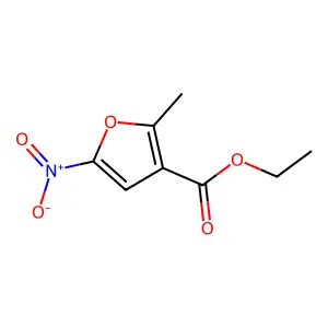 Ethyl 2-methyl-5-nitrofuran-3-carboxylate structure