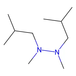 Hydrazine, 1,2-di-isobutyl 1,2-dimethyl- structure