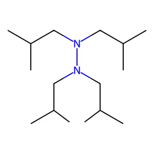 Hydrazine, tetraisobutyl- structure