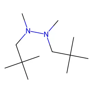 Hydrazine, 1,2-dimethyl 1,2-dineopentyl- structure