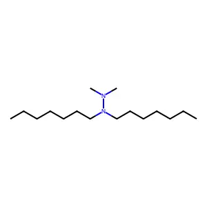Hydrazine, 1,1-diheptyl-2,2-dimethyl- structure