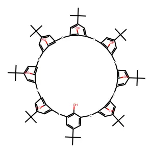 4-tert-Butylcalix[8]arene structure