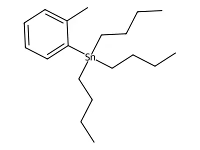 Tributyl(2-methylphenyl)stannane structure