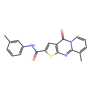 9-methyl-4-oxo-N-(m-tolyl)-4H-pyrido[1,2-a]thieno[2,3-d]pyrimidine-2-carboxamide structure