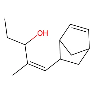 1-Penten-3-ol, 1-bicyclo[2.2.1]hept-5-en-2-yl-2-methyl- structure