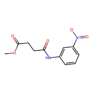 Methyl 4-(3-nitroanilino)-4-oxobutanoate structure