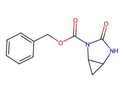 Benzyl 3-oxo-2,4-diazabicyclo[3.1.0]hexane-2-carboxylate structure