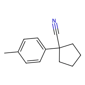 1-(4-甲基苯基)环戊烷-1-甲腈 structure