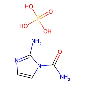 Aminoimidazole carboxamide phosphate structure